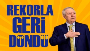 Aziz Yıldırım rekorla geri döndü