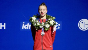 Milli sporculardan gümüş madalya