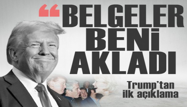 Donald Trump: 'Epstein belgeleri beni akladı'