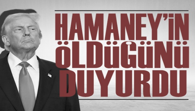 Donald Trump, İran Dini Lideri Ayetullah Ali Hamaney’in öldüğünü duyurdu