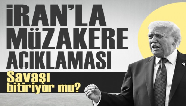 Trump'tan İran açıklamaları: 'Savaşı kazandık, rejim değişti'