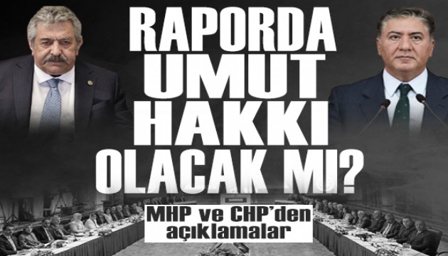 MHP ve CHP'den 'umut hakkı' mesajları