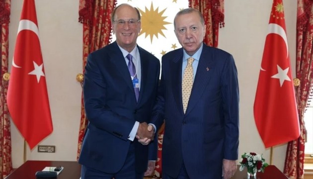 Erdoğan, BlackRock Başkanı'nı kabul etti