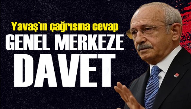 Kılıçdaroğlu'ndan Yavaş'a cevap: Partililerimizi Genel Merkez'e çağırıyorum