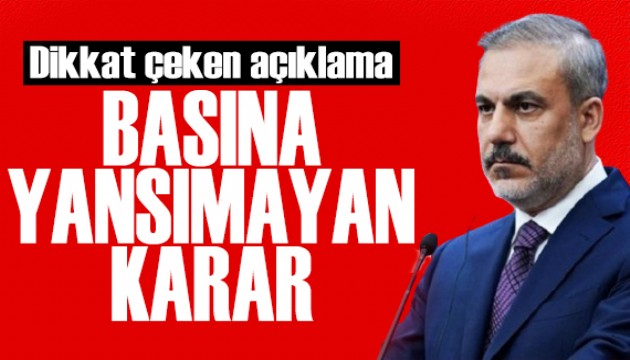 Bakan Fidan'dan İsrail mesajı: Tedbir almamız gerekiyor