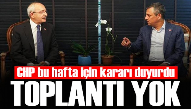 CHP'de grup toplantısı krizi! Kararı Murat Emir duyurdu