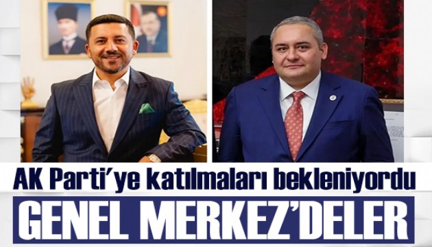 Mesut Özarslan ile Rasim Arı AK Parti Genel Merkezi'nde