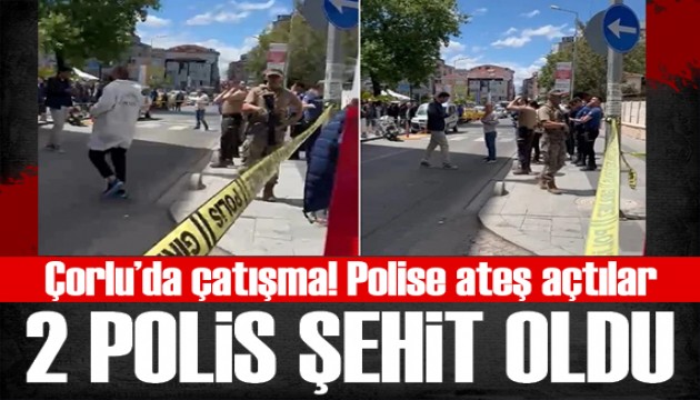 Tekirdağ'da çatışma! 2 polisimiz şehit oldu