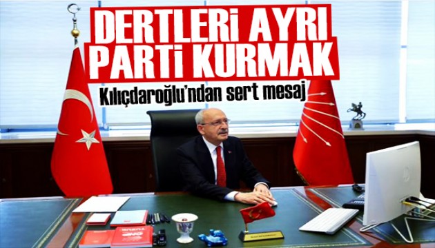 İstifa edenlere Kılıçdaroğlu'ndan sert mesaj: Dertleri birlik değil