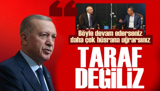 Cumhurbaşkanı Erdoğan: Koltuk savaşının tarafı değiliz