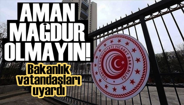 Ticaret Bakanlığı'ndan yetkili servis uyarısı: Mağdur olmayın!