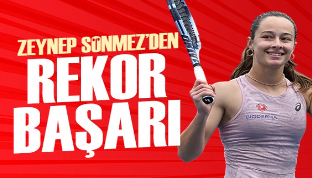 Zeynep Sönmez rekor kırdı