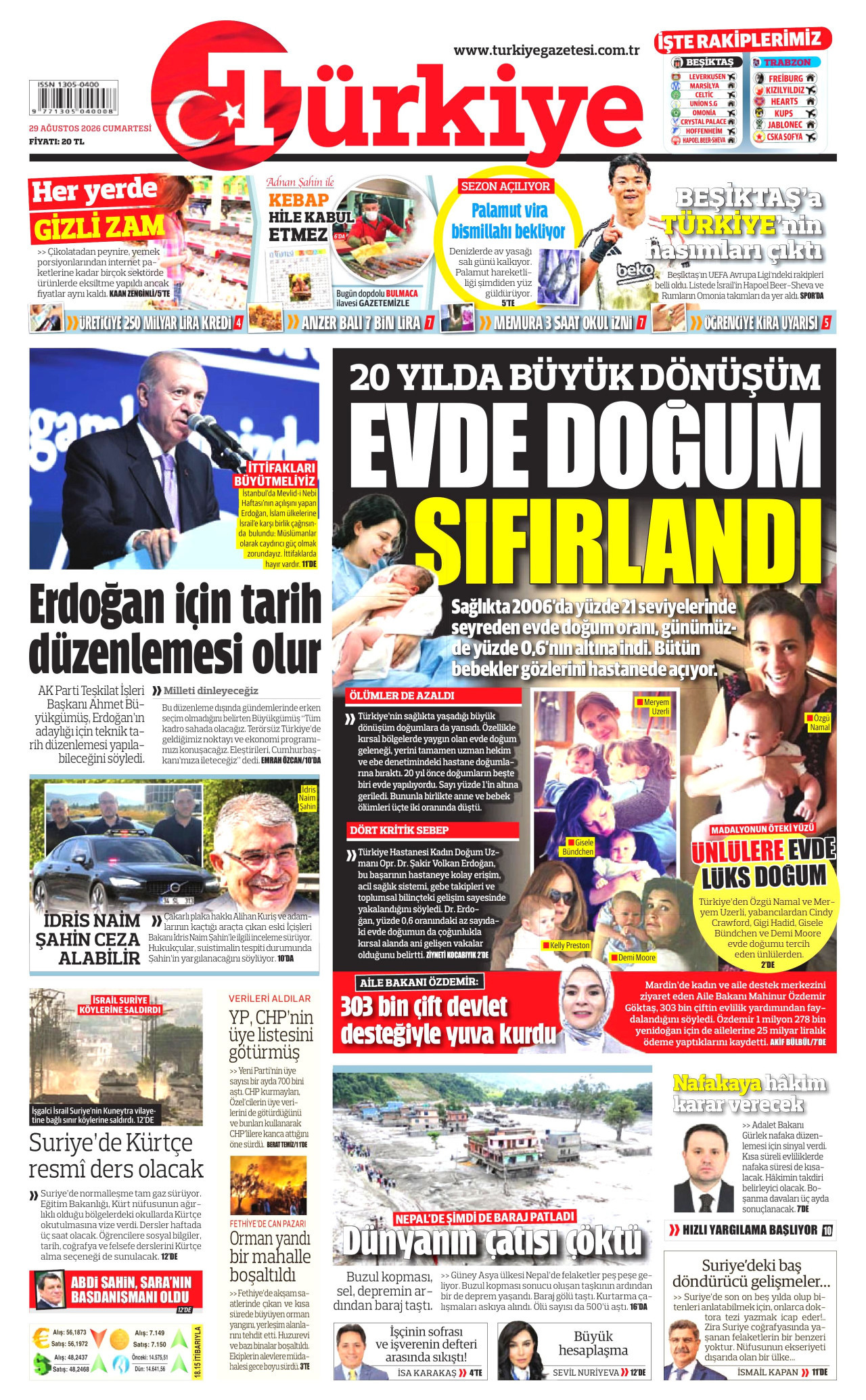 Gazeteler bugün ne yazdı? (29 Ağustos)
