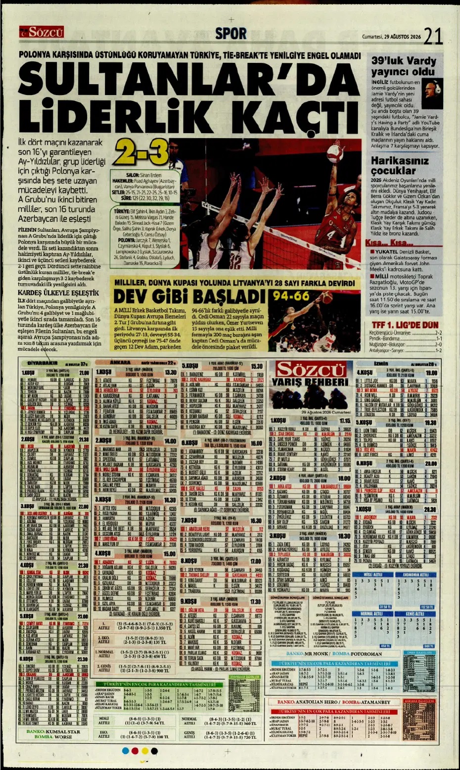 Aslanım Leao! Spor basını bugün ne yazdı? (29 Ağustos)